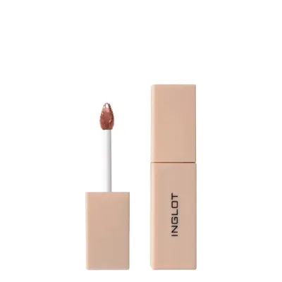 Помада для губ жидкая Inglot Glazed Lips Salted Caramel 92 с SPF 50+, глянцевый финиш