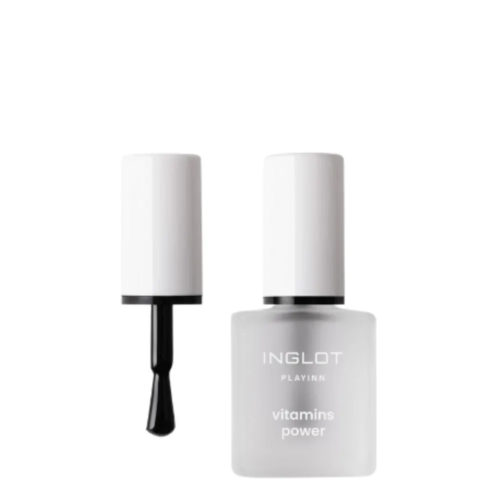 Средство для ногтей Inglot PLAYINN Vitamins Power 27 укрепляющее, прозрачное, база под лак