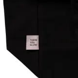 Сумка-шопер MINTI Collection Shopper Bag Black хлопковая черная, длинные и короткие ручки, внутренний карман, 47x22x38 см — фото 5