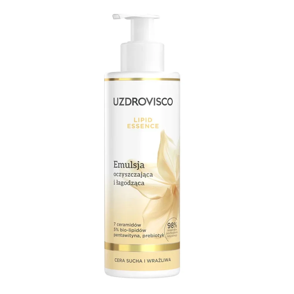 Эмульсия для умывания Uzdrovisco Lipid Essence очищающая, успокаивающая, с комплексом церамидов