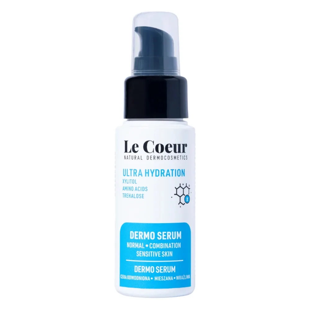 Сыворотка для лица Le Coeur Ultra Hydration Dermo Serum увлажняющая, с аминокислотами и ниацинамидом