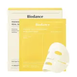 Маска для лица гидрогелевая Biodance Radiant Vita Niacinamide Real Deep Mask с ниацинамидом, для сияния и ровного тона, набор 4 шт — фото 1