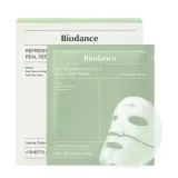 Маска для лица гидрогелевая Biodance Refreshing Sea Kelp Real Deep Mask с морскими водорослями, успокаивающая увлажняющая, набор 4 шт — фото 1