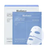 Маска для лица гидрогелевая Biodance Hydro Cera-Nol Real Deep Mask с церамидами и коллагеном, увлажняющая успокаивающая, набор 4 шт — фото 1