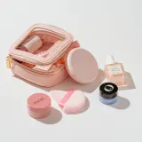 Косметичка дорожная MINTI Collection Mini Travel Light Pink мини розовая, полиэстер с водоотталкивающим покрытием, 10x10x5 см — фото 5