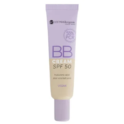 ВВ-крем Bell HYPOAllergenic тональный увлажняющий SPF 50, гипоаллергенный, оттенок 03