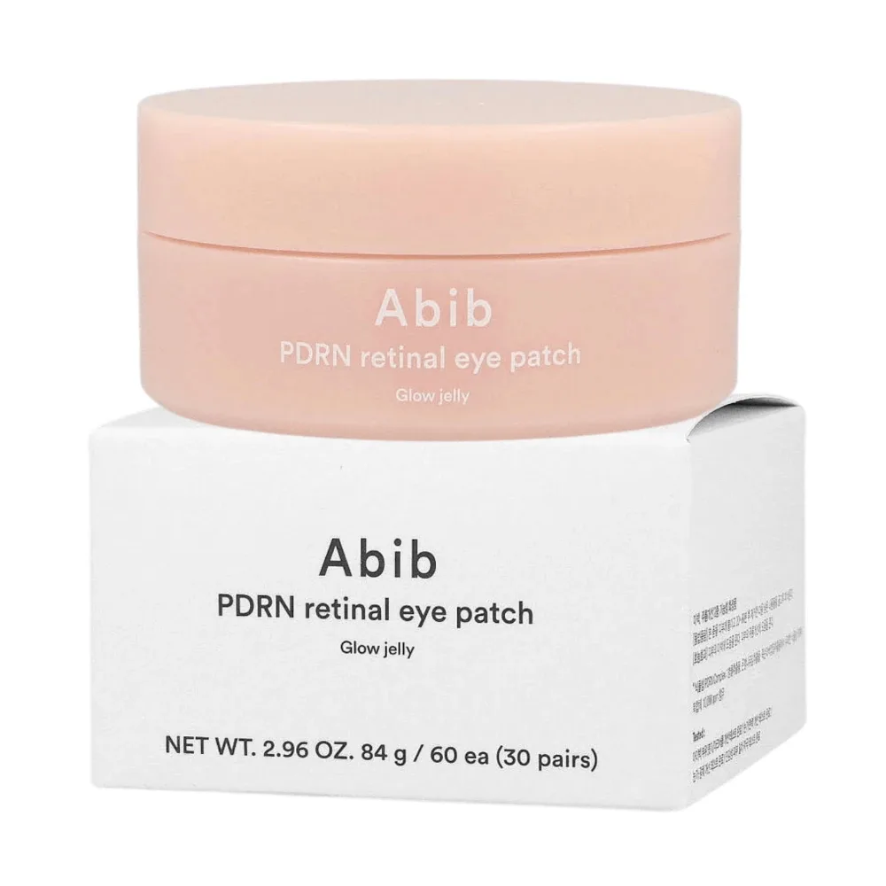 Патчи для глаз Abib PDRN Retinal Eye Patch Glow Jelly гидрогелевые с PDRN и ретиналем, для зрелой кожи, 60 шт