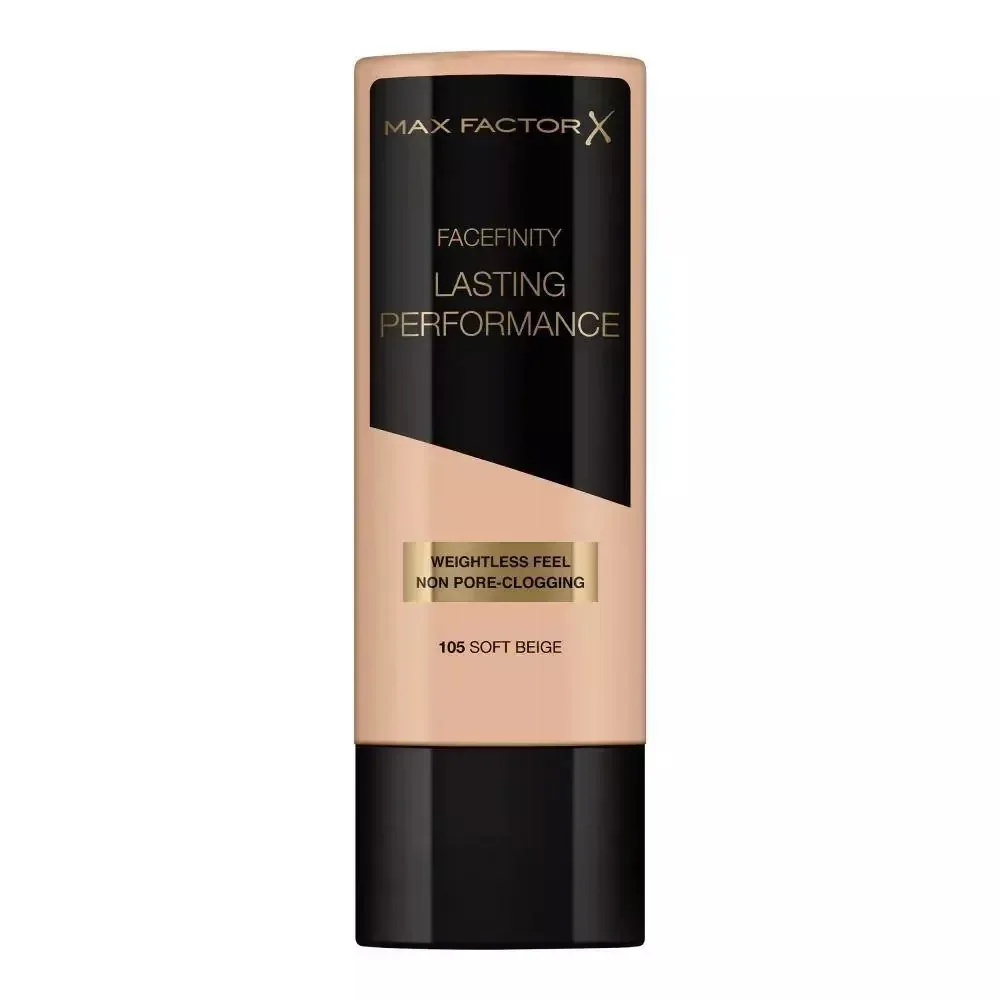 Тональный крем Max Factor Lasting Performance Soft Beige 105 стойкий гипоаллергенный, 35 мл