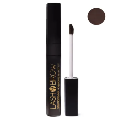 Пудра для бровей Lash Brow Брови в бутылочке Cold Espresso с микроволокнами, рассыпчатая стойкая
