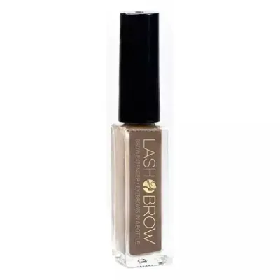 Пудра для бровей Lash Brow Брови в бутылочке Mocca с микроволокнами, рассыпчатая стойкая