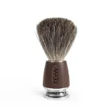 Помазок для бритья Zew For Men с натуральным ворсом барсука Pure Badger, диаметр 21 мм — фото 1