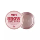 Воск для бровей Miyo Brow Must Go On фиксирующий, веганская формула — фото 1