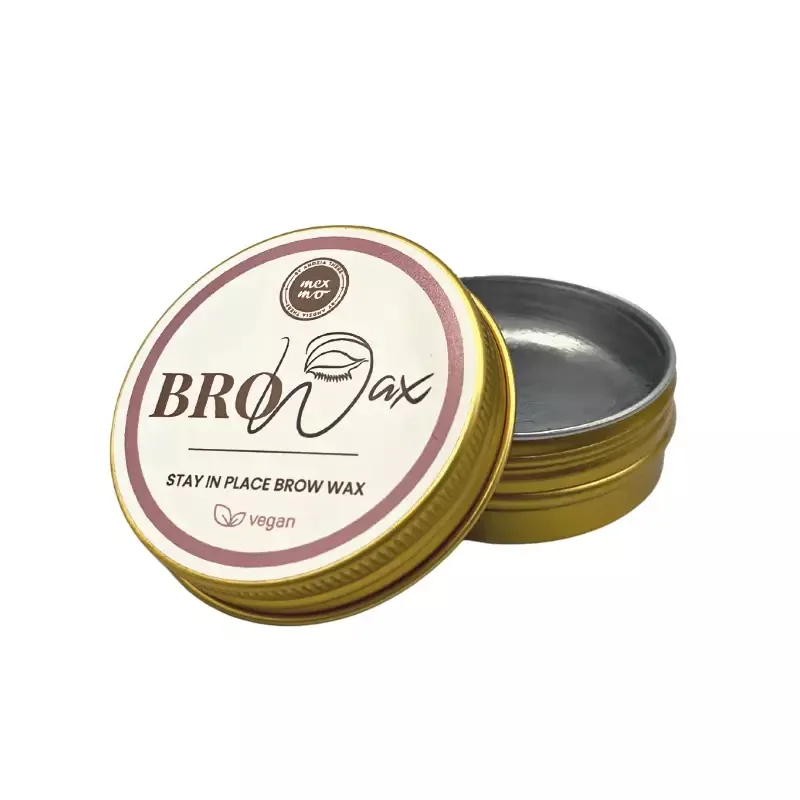 Воск для бровей Mexmo BroWax укладка и фиксация формы, кремовая текстура с лёгким тонированием