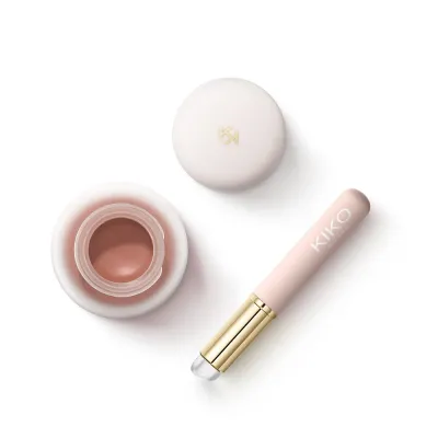 Тинт для губ и щёк KIKO Milano Hug Couture Cloud Tint матовый с размытым краем, силиконовая кисть, 01 Fluffy Flush, 10 г