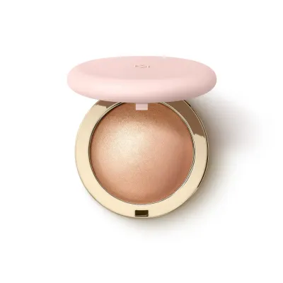 Румяна компактные KIKO Milano Hug Couture Cheek Dewlight 02 Caramel Caress сияющие, тёплый нюд, 8 г