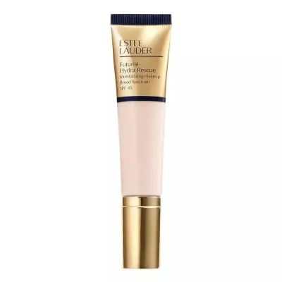 Тональный крем Estee Lauder Futurist Hydra Rescue 1N0 Porcelain SPF 45, увлажняющий сияющий, 35 мл