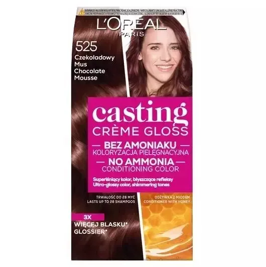 Краска для волос L'Oreal Paris Casting Creme Gloss без аммиака тон 525 Шоколадный мусс
