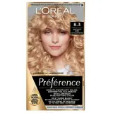 Краска для волос L'Oreal Paris Preference стойкая, оттенок 8.3 Cannes светло-русый золотистый — фото 1