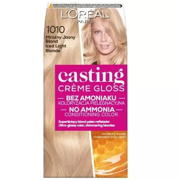 Краска для волос L'Oreal Paris Casting Creme Gloss морозный светлый блонд без аммиака 1010