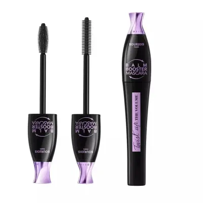 Тушь для ресниц Bourjois Twist Up The Volume объем и длина, щеточка 2 в 1, оттенок 03 Balm Booster, 8 мл