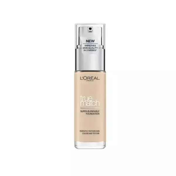 Тональный крем для лица L'Oreal Paris True Match 0.5.N Porcelain нейтральный подтон, ухаживающая формула, 30 мл