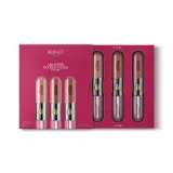 Набор жидких помад KIKO Milano Unlimited Double Touch Lip Set Nude Attitude стойкие с блеском, 3 штуки — фото 1