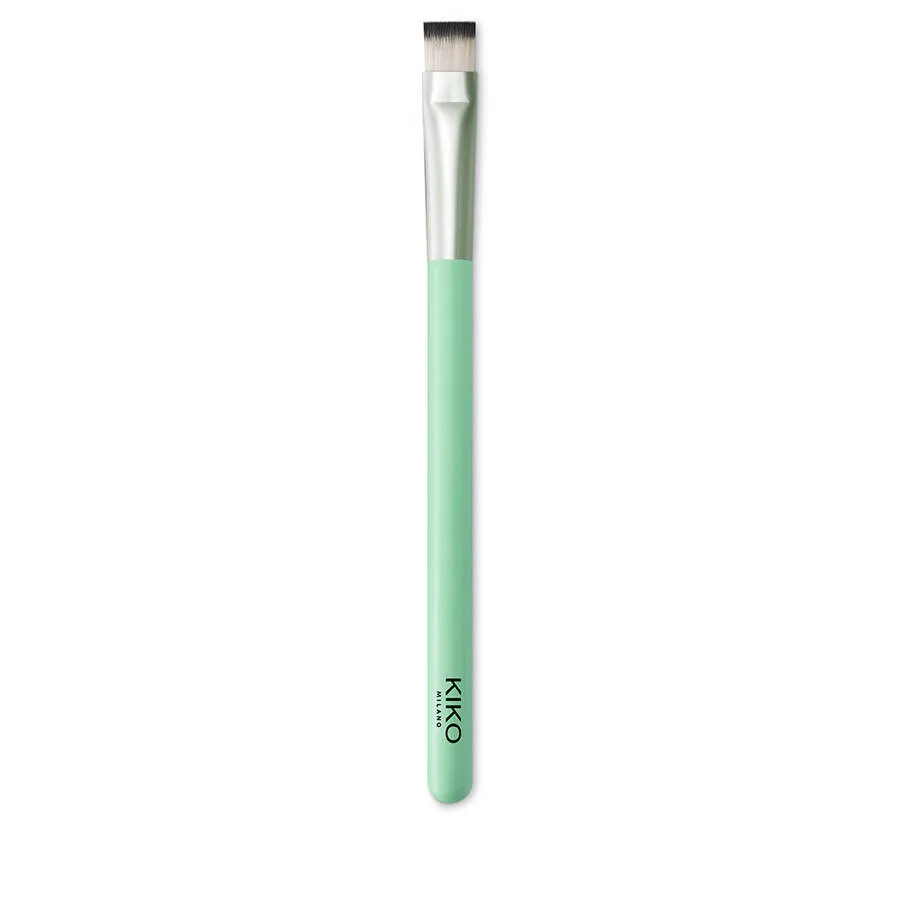 Кисть для консилера KIKO Milano Smart Concealer Brush 100 плоская с прямым срезом, синтетический ворс, для кремовых теней