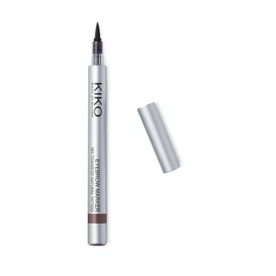 Маркер для бровей KIKO Milano Eyebrow Marker 03 Brunettes and Black стойкий, эффект волосков