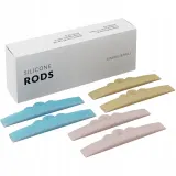 Валики силиконовые для ламинирования ресниц Nanolash Silicone Rods три размера, мягкие, 3 пары — фото 1