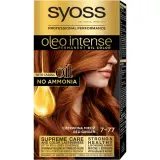 Краска для волос Syoss Oleo Intense стойкая с маслом арганы, оттенок 7.77 Медно-красный — фото 1