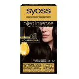 Краска для волос Syoss Oleo Intense стойкая без аммиака, оттенок 2.10 Коричнево-чёрный — фото 1