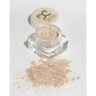 Пигмент для век рассыпчатый Dessi Cosmetics Pigment 21 DIAMONDS с блеском, для вечернего макияжа