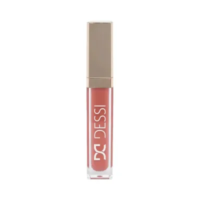 Жидкая помада для губ Dessi Cosmetics матовая стойкая, с маслами арганы и авокадо, оттенок 17 CELEBRATE