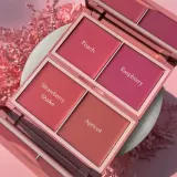 Румяна кремовые Dessi Cosmetics 02 дуо-палетка, кремовая текстура, натуральный румянец — фото 3