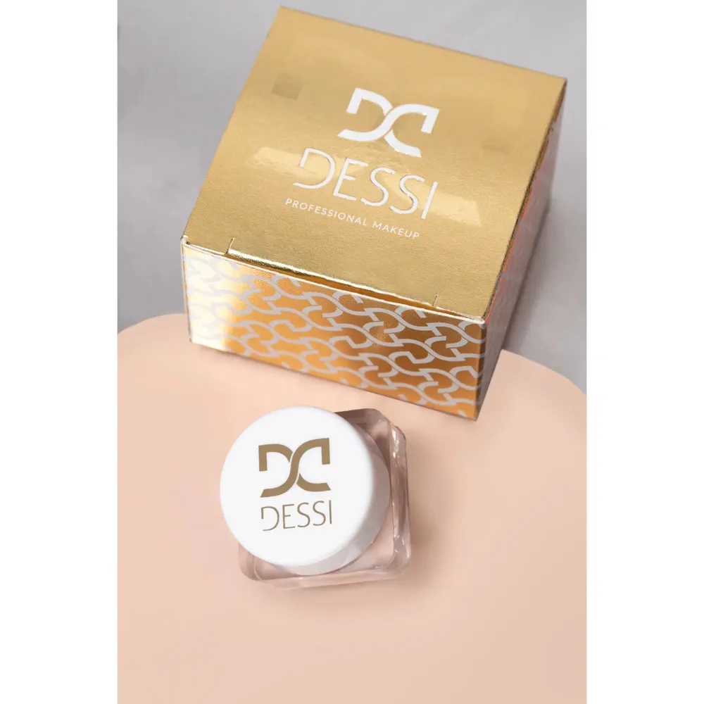 Гелевый лайнер для глаз Dessi Cosmetics Biscuit 01, стойкая стрелка и водная линия, база под тени
