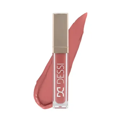 Жидкая помада для губ Dessi Cosmetics матовая стойкая, с маслами арганы и авокадо, оттенок 02 OLIV