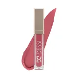 Жидкая помада для губ Dessi Cosmetics матовая стойкая, с маслами арганы и авокадо, оттенок 08 ALEX — фото 1