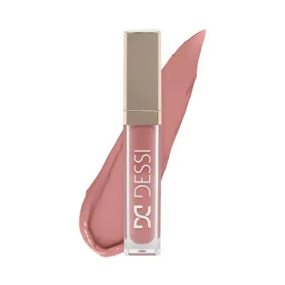 Помада для губ Dessi Cosmetics жидкая матовая, кремовая текстура, оттенок 22 VISION
