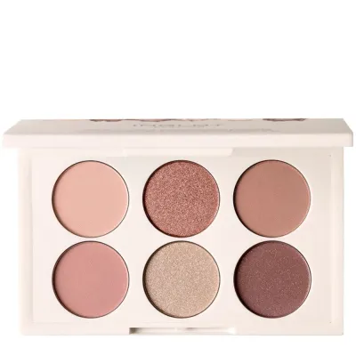 Палетка теней для век Inglot PLAYINN Loca Mocca коричнево-бежевая гамма, 6 оттенков