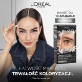 Краска для бровей L'Oreal Paris Brow Color 3.0 Dark Brunette набор с окисляющим кремом, пластинкой для смешивания и аппликатором — фото 2
