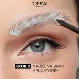 Краска для бровей L'Oreal Paris Brow Color 3.0 Dark Brunette набор с окисляющим кремом, пластинкой для смешивания и аппликатором — фото 8
