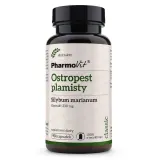 Биологически активная добавка Pharmovit Ostropest Plamisty расторопша пятнистая, поддержка печени и пищеварения, 90 капсул — фото 1
