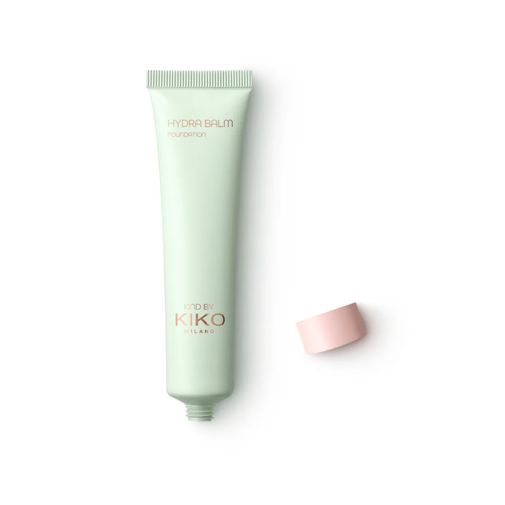 Тональная основа KIKO Milano Kind by KIKO Hydra Balm Foundation жидкая увлажняющая, сияющий финиш, оттенок 02 Shell