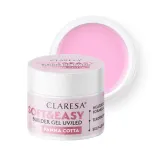 Гель строительный Claresa Nails Soft&Easy Builder Panna Cotta самовыравнивающийся, без опила и топа, полимеризация в лампе, 90 г — фото 1