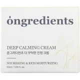 Крем для лица Ongredients Deep Calming Cream успокаивающий для чувствительной кожи, 50 мл — фото 3