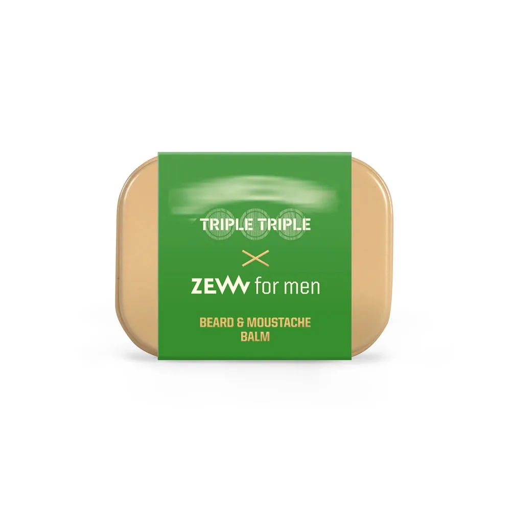 Бальзам для бороды Zew For Men Triple Triple смягчающий для укладки, с аргановым маслом, аромат шоколада и дерева, 80 мл
