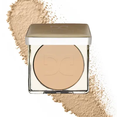 Пудра для лица Dessi Cosmetics 03 Honey компактная матирующая, пудреница с зеркалом, 12 г