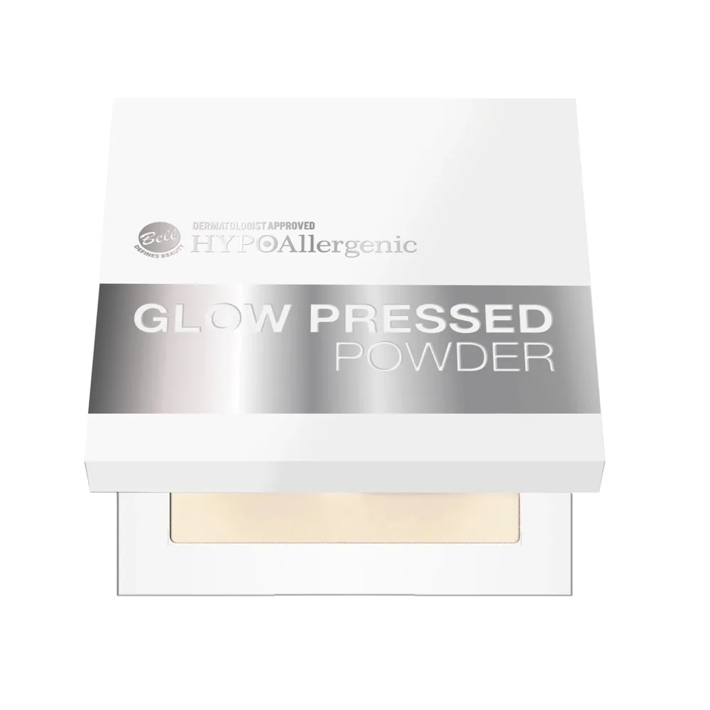 Пудра для лица Bell HYPOAllergenic Glow Pressed Powder 01 компактная сияющая, гипоаллергенная, 11 г