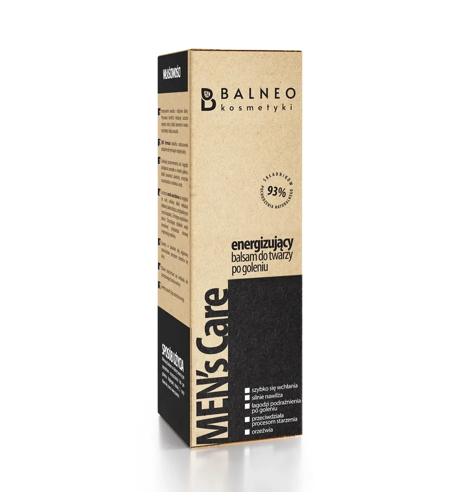 Бальзам после бритья Balneokosmetyki Men's Care энергизирующий, с сульфидной водой и аллантоином, 150 мл