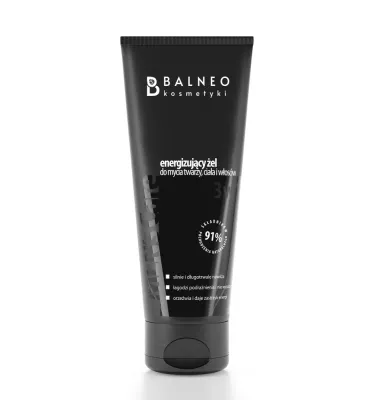 Гель для душа Balneokosmetyki Men's Care 3 в 1 для лица тела и волос, 200 мл